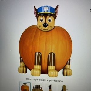 Paw patrol Chase the police pup pumpkin decorating kit
